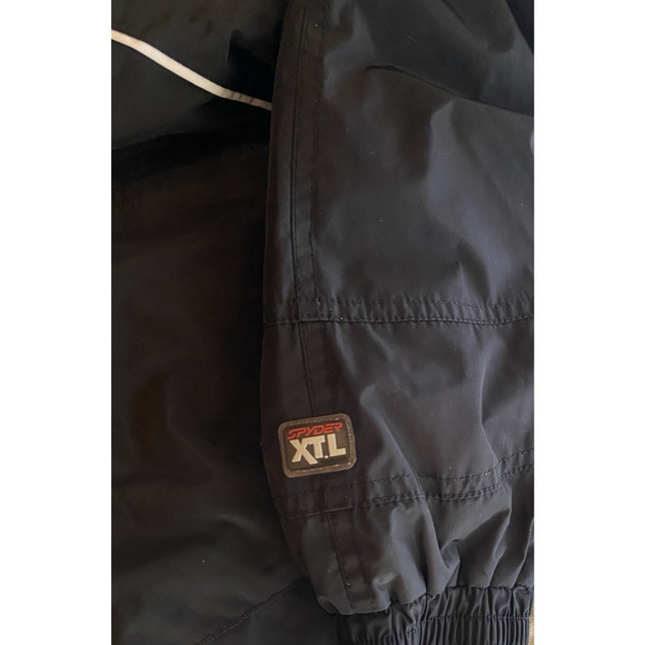 Spyder XL.T Thinsulate Jacket Womens Size 10 Black Ski Jacket Coat - Picture 8 of 16